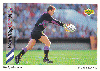 Andy Goram Scotland Upper Deck World Cup 1994 Preview Eng/Ger #95